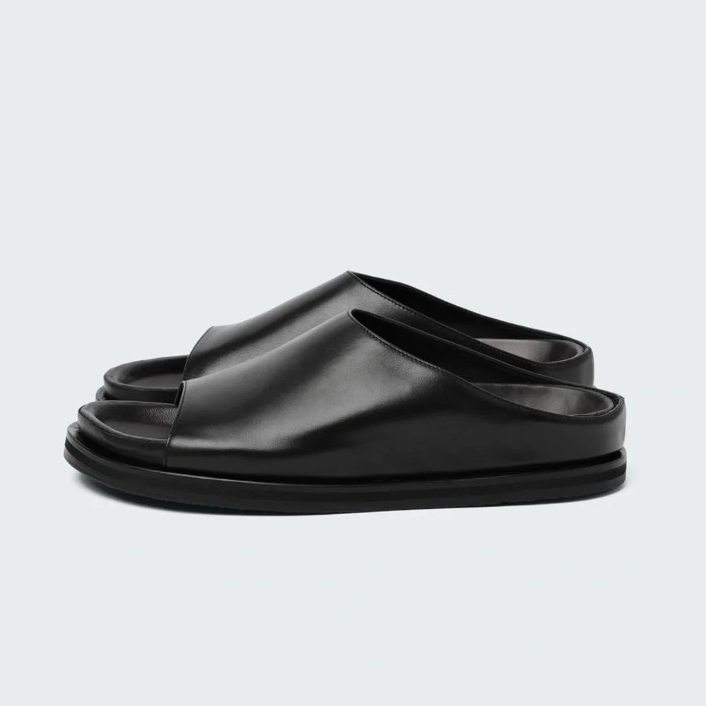 Black Women's Sandals - Picture 3 of 5